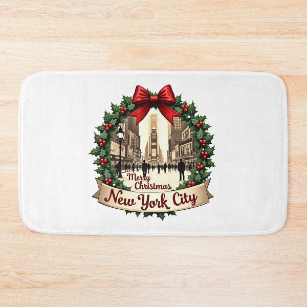 Item preview, New York City Christmas, Retro designed and sold by positiveimages.