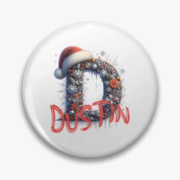 Item preview, Name Dustin. My name is Dustin. Winter initial. designed and sold by MagelliShop.