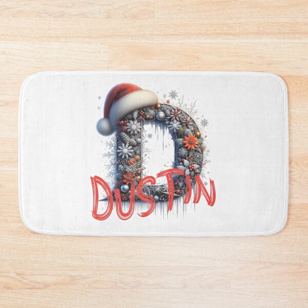 Item preview, Name Dustin. My name is Dustin. Winter initial. designed and sold by MagelliShop.