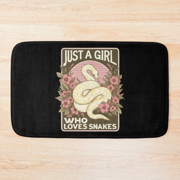 Item preview, Just A Girl Who Loves Snakes Python Retro designed and sold by TomFrontierArt.
