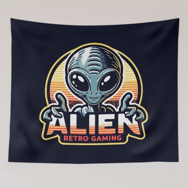 Item preview, Alien Retro Gaming designed and sold by roswellboutique.