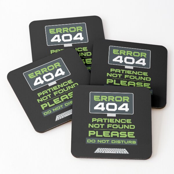 Item preview, Error 404: Patience not found. Please, do not disturb designed and sold by Dizartico.