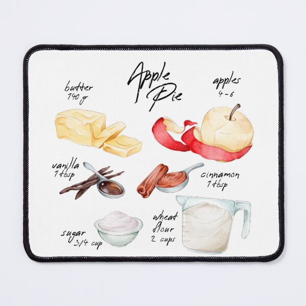 Item preview, Apple Pie Recipe designed and sold by kimberpix.