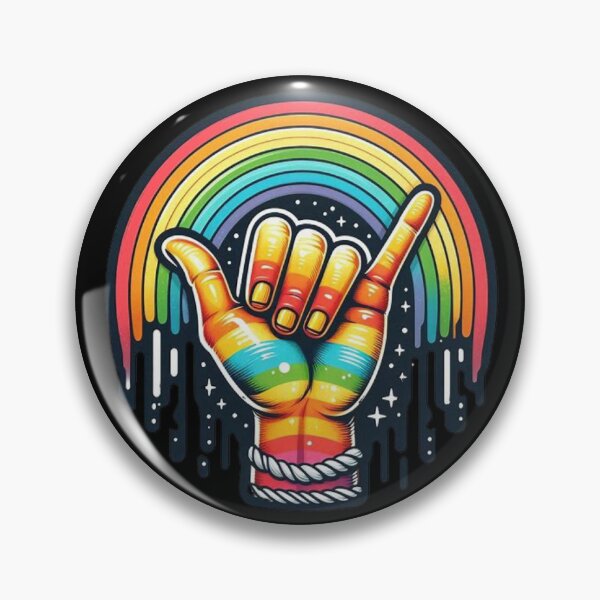 Item preview, Hang Loose Rainbow designed and sold by Myra365Art.