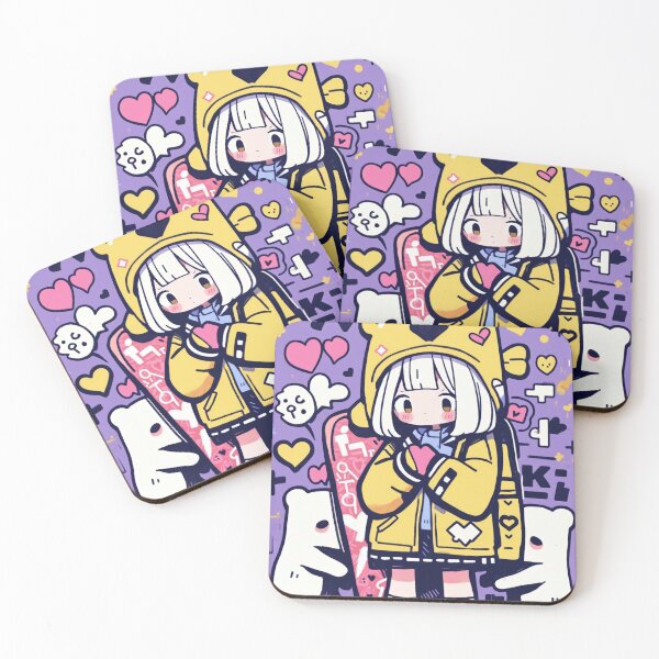 Item preview, chibi girl with cute bear designed and sold by julzzz03.