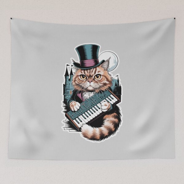 Item preview, Cats & Synthesizers 9 designed and sold by Mono.fi Studios.