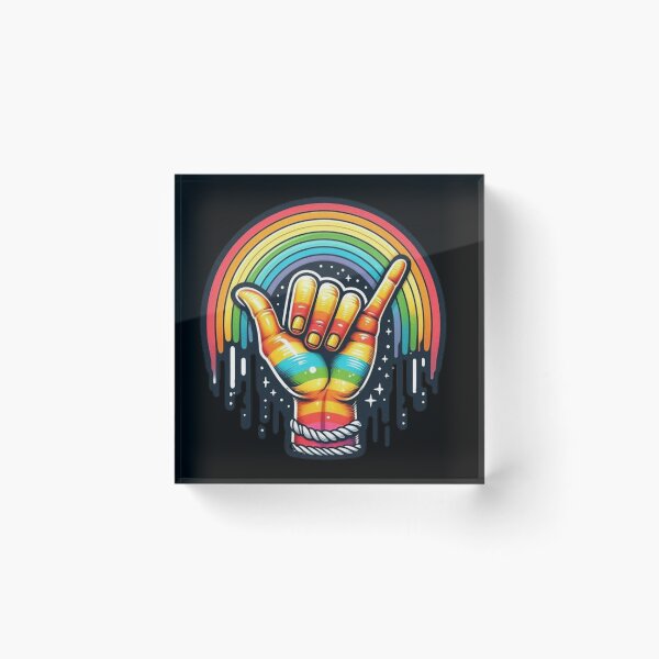 Item preview, Hang Loose Rainbow designed and sold by Myra365Art.