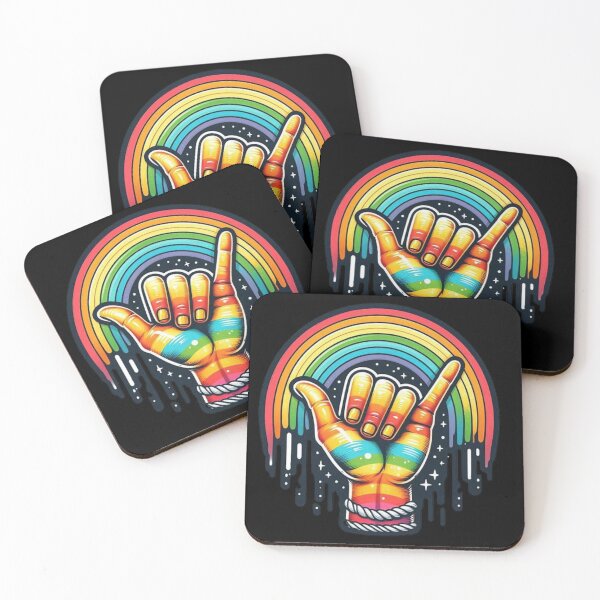 Item preview, Hang Loose Rainbow designed and sold by Myra365Art.