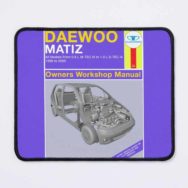 Artikelvorschau, Daewoo Matiz-Benutzerhandbuch entworfen und verkauft von KLloydPhotos.