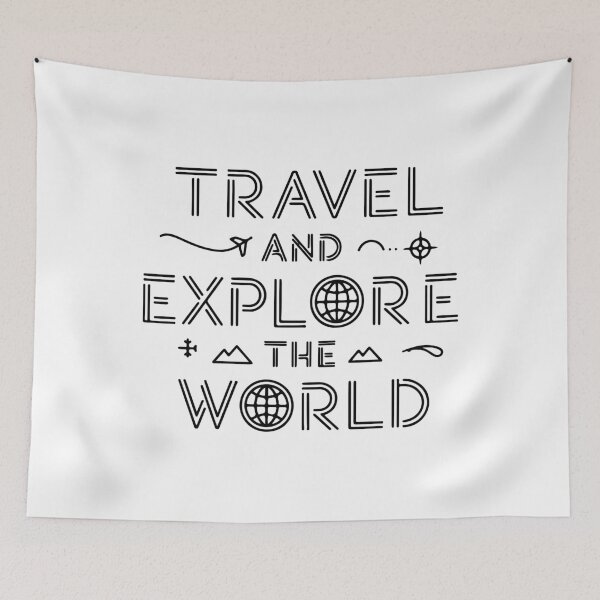 Item preview, Travel and Explore the World - Vintage Minimal Travel T-Shirt - Travel and Explore Retro Design for Adventurers and Globetrotters designed and sold by pod24.