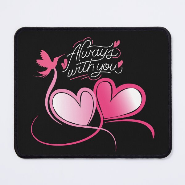 Item preview, A gentle whisper in the wind saying, "Always with you." Black Background designed and sold by wenzler.