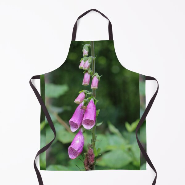 Item preview, A flowering foxglove with a hoverfly designed and sold by pinkal.