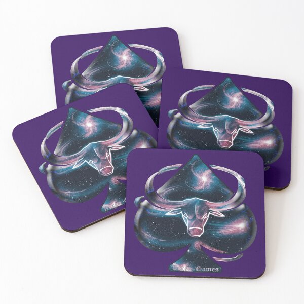 Item preview, The Cosmic Bull And Spade designed and sold by Vixen-Games.