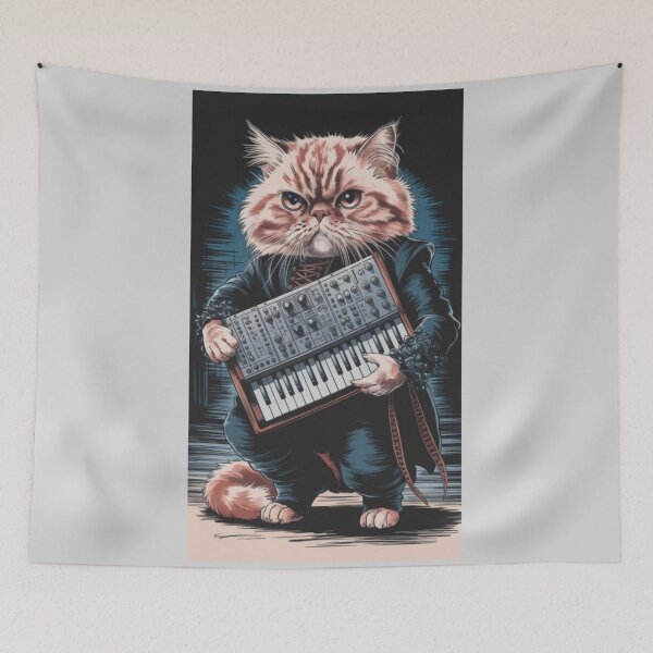 Item preview, Cats & Synthesizers 10 designed and sold by Mono.fi Studios.