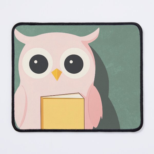 Item preview, Bookish Owl Delight designed and sold by PrintSmithArt.