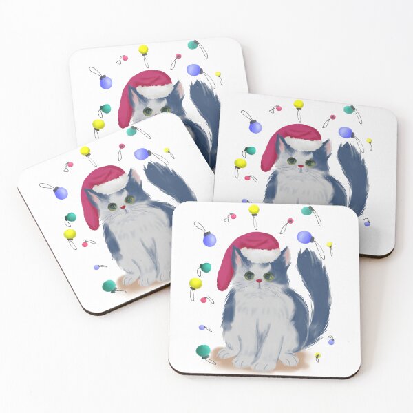 Item preview, Cat at Christmas? designed and sold by nabilustra.