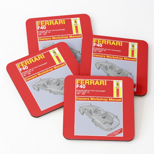 Item preview, Ferrari F40 Owners Manual designed and sold by KLloydPhotos.