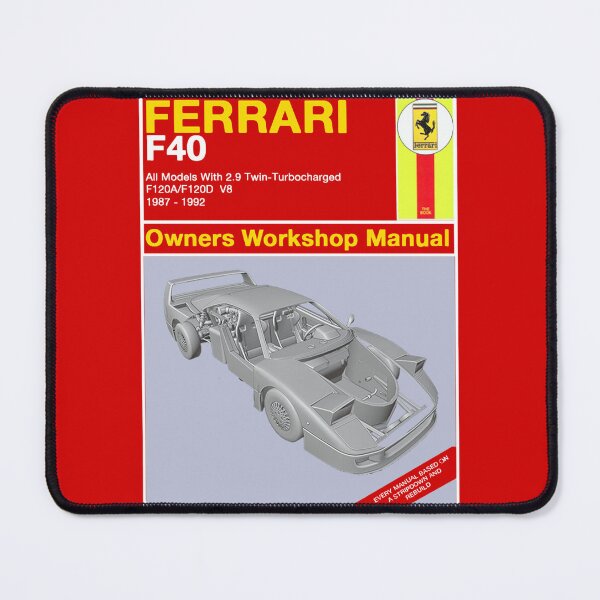 Item preview, Ferrari F40 Owners Manual designed and sold by KLloydPhotos.