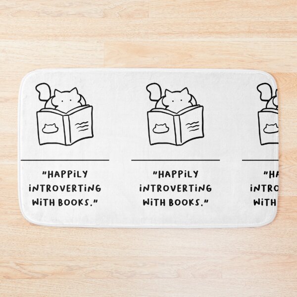 Item preview, "Happily Introverting with Books" designed and sold by RM-Journey.