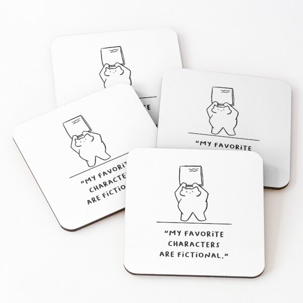 Item preview, "My Favorite Characters Are Fictional" designed and sold by RM-Journey.