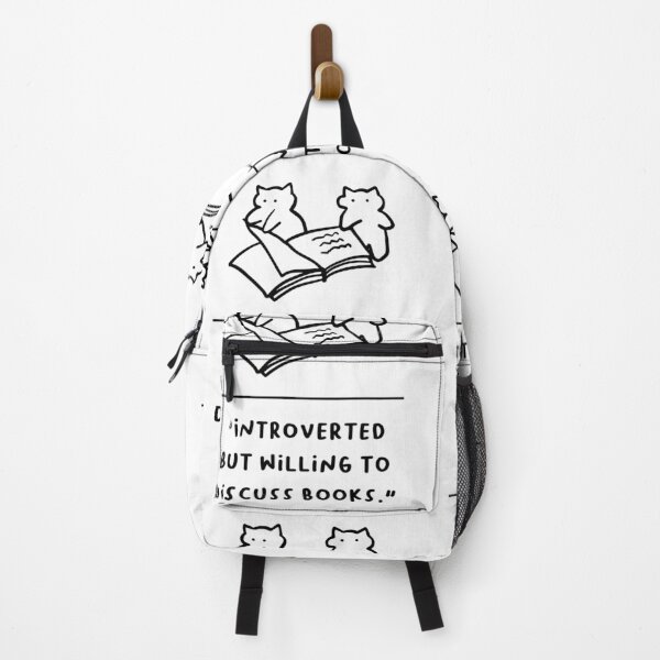 Item preview, "Introverted But Willing to Discuss Books" designed and sold by RM-Journey.