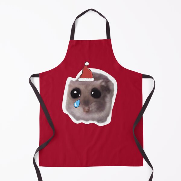 Item preview, Ugly Christmas Sad Hamster designed and sold by GosiaArtGarden.