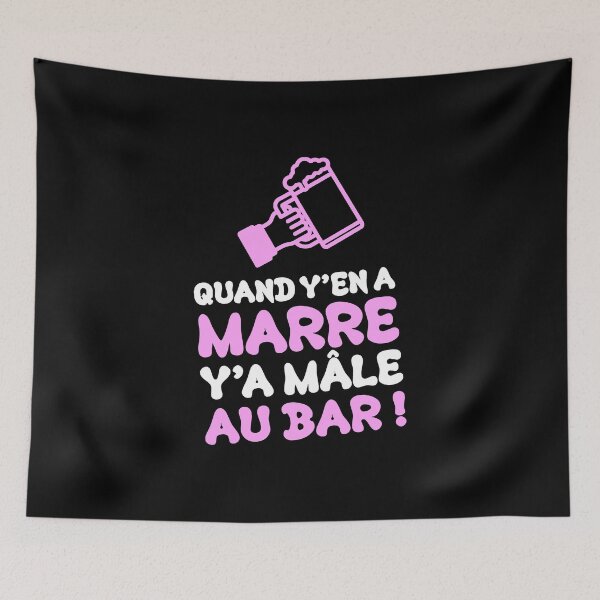 Item preview, WHEN YOU'RE FED UP, THERE'S A MALE AT THE BAR! (alcohol, chewing gum) designed and sold by francoisville.
