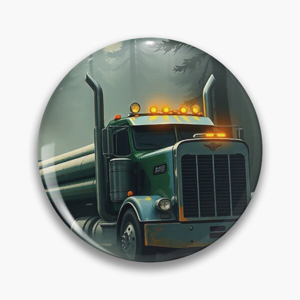 Item preview, Big Rig Trucking Art designed and sold by Skye Ryan-Evans.