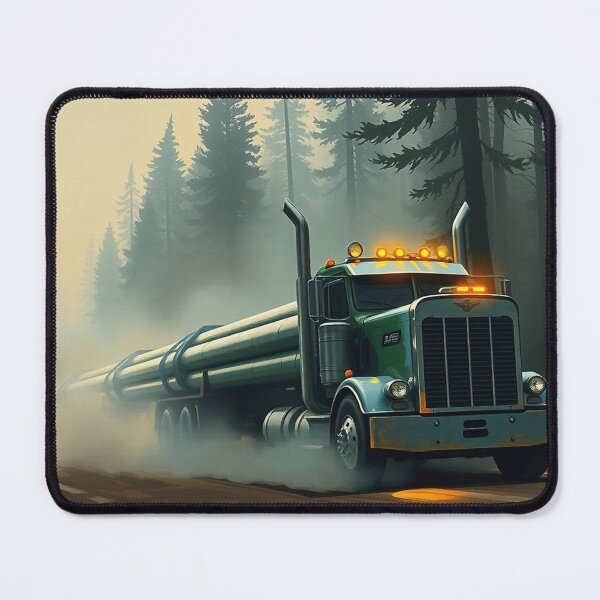 Item preview, Big Rig Trucking Art designed and sold by Skye Ryan-Evans.