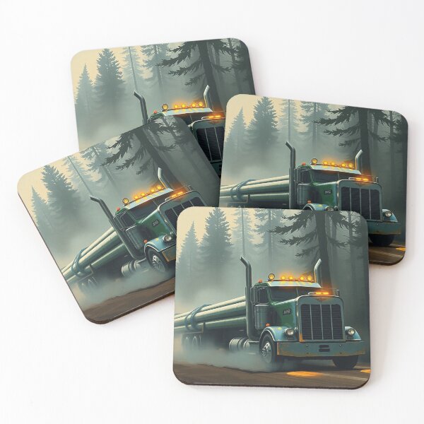 Item preview, Big Rig Trucking Art designed and sold by Skye Ryan-Evans.