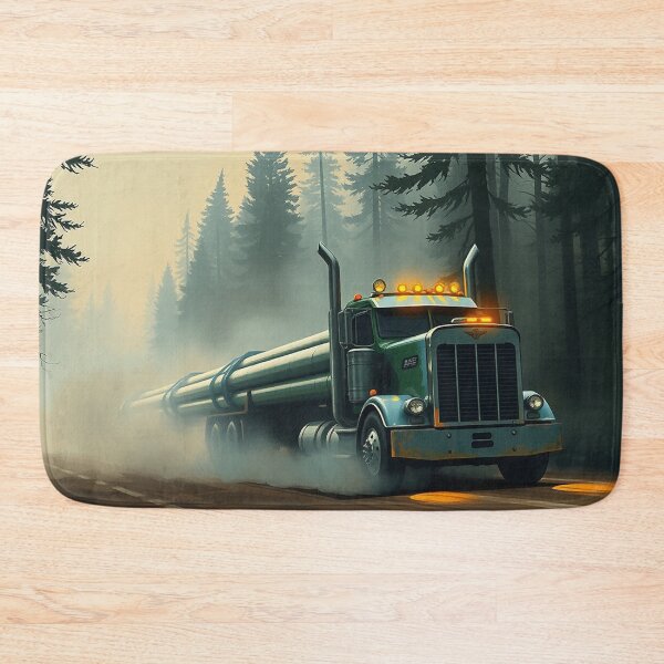 Item preview, Big Rig Trucking Art designed and sold by Skye Ryan-Evans.