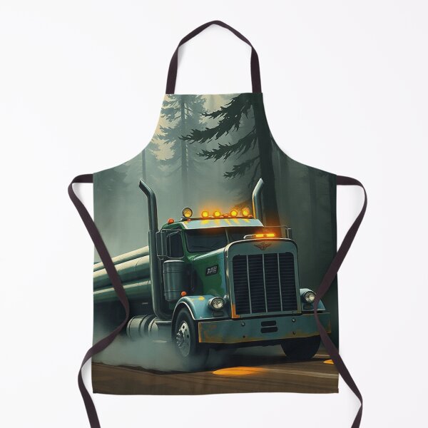 Item preview, Big Rig Trucking Art designed and sold by Skye Ryan-Evans.