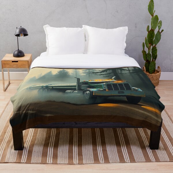 Item preview, Big Rig Trucking Art designed and sold by Skye Ryan-Evans.