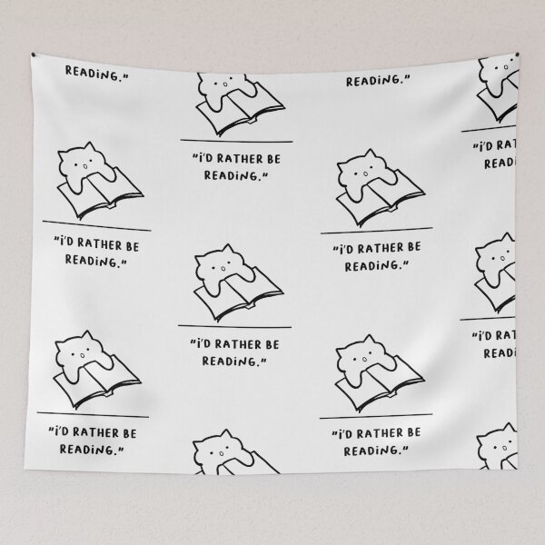 Item preview, "I’d Rather Be Reading" designed and sold by RM-Journey.