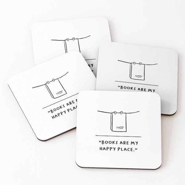 Item preview, "Books Are My Happy Place" designed and sold by RM-Journey.