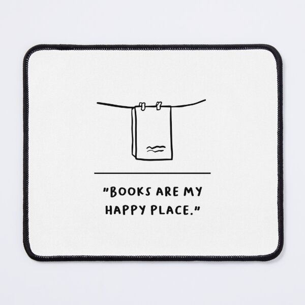 Item preview, "Books Are My Happy Place" designed and sold by RM-Journey.