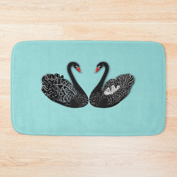 Item preview, Black swans and cygnets designed and sold by MagentaRose.