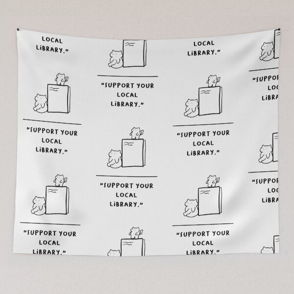 Item preview, "Support Your Local Library" designed and sold by RM-Journey.
