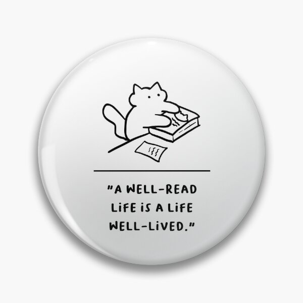 Item preview, "A Well-Read Life Is a Life Well-Lived" designed and sold by RM-Journey.