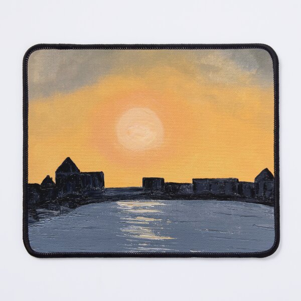 Item preview, Sunrise over the port (square crop) designed and sold by Karen Hairston.