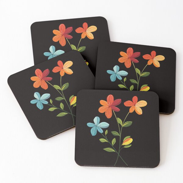 Item preview, Arte floral colorido: diseño de flores vibrantes designed and sold by EmiBarDesign.