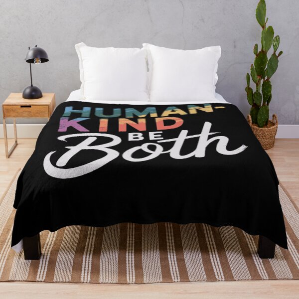 Item preview, Humankind Be Both Inspirational Quote designed and sold by InsanseCreation.