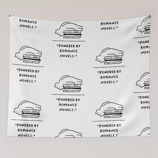 Item preview, "Powered by Romance Novels" designed and sold by RM-Journey.