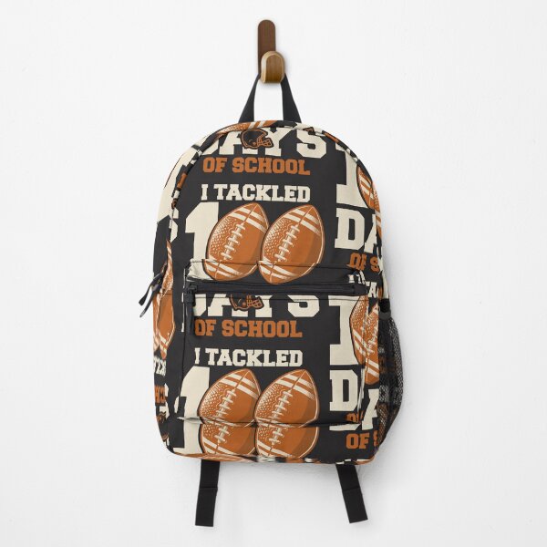 Item preview, I Tackled 100 Days - Football School Milestone designed and sold by cidolopez.