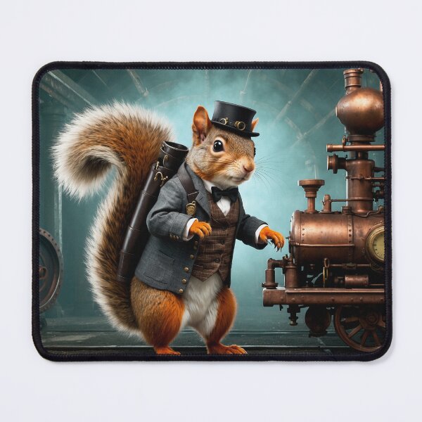 Item preview, A Steampunk Squirrel and Engine designed and sold by Skye Ryan-Evans.