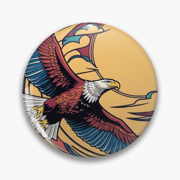 Item preview, Eagle flying under the sun designed and sold by gabrielvlmx.