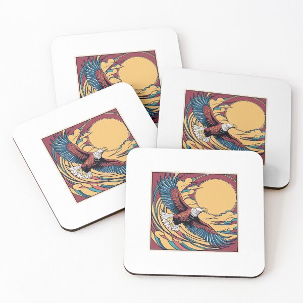 Item preview, Eagle flying under the sun designed and sold by gabrielvlmx.