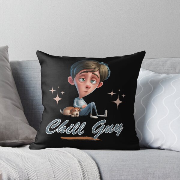 Item preview, Chill guy, Dog Lover Cartoon Boy Funny Design designed and sold by Raise2Shine.