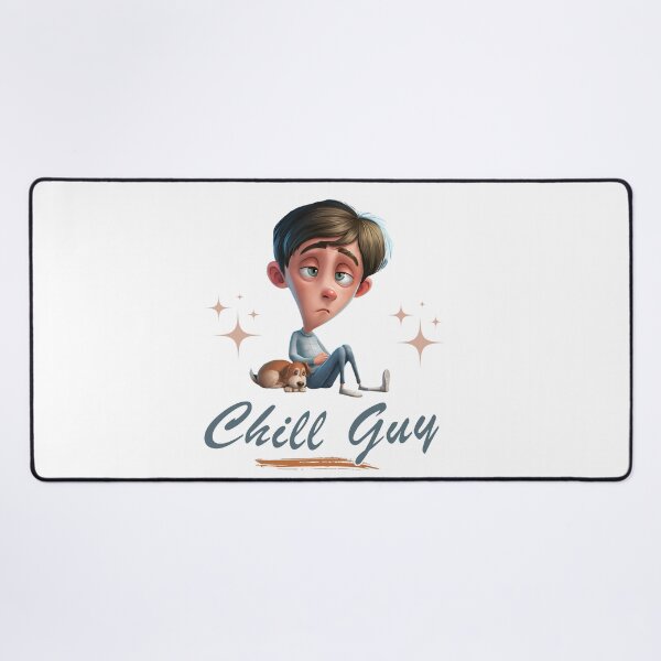 Item preview, Chill guy, Dog Lover Cartoon Boy Funny Design designed and sold by Raise2Shine.