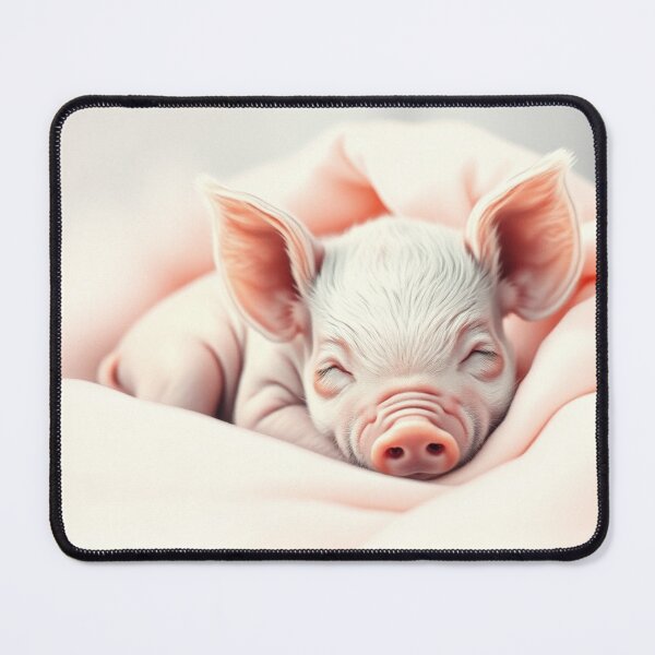 Item preview, Snoozing Pink Piglet designed and sold by Skye Ryan-Evans.